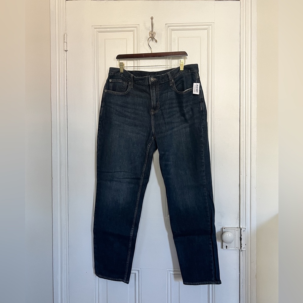 Men’s Athletic Taper Dark Wash Jeans